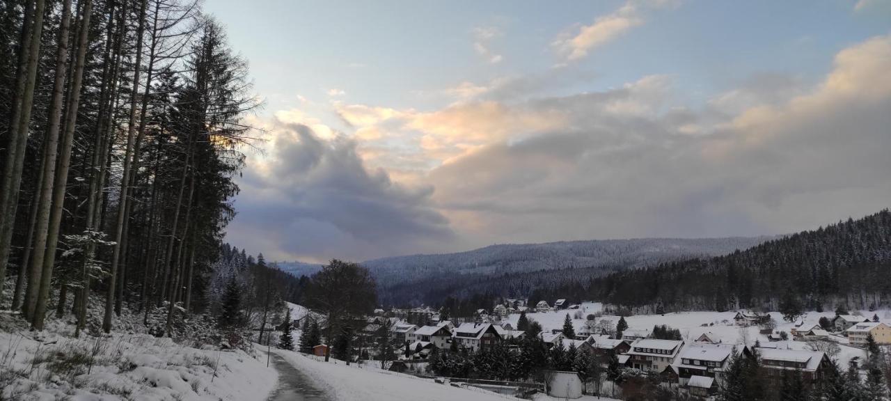 Ferienwohnung Hirschlein im Schwarzwald Baiersbronn Exterior foto