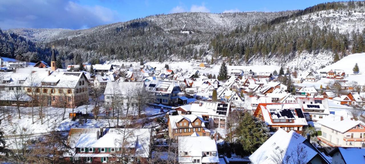 Ferienwohnung Hirschlein im Schwarzwald Baiersbronn Exterior foto