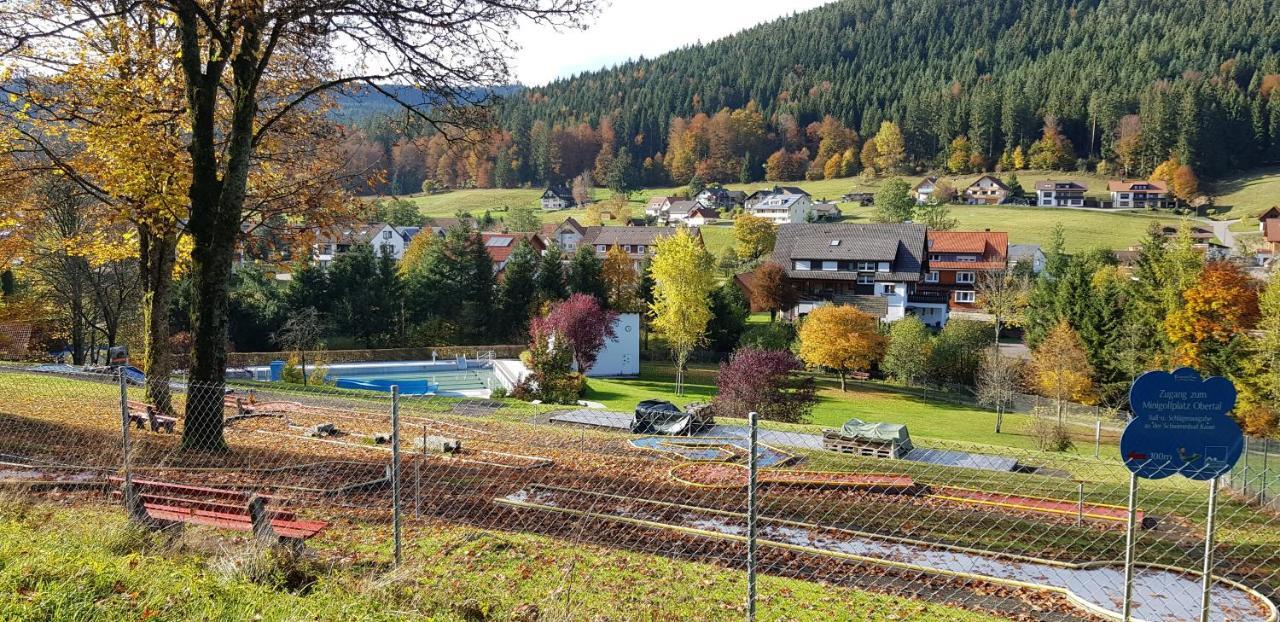 Ferienwohnung Hirschlein im Schwarzwald Baiersbronn Exterior foto